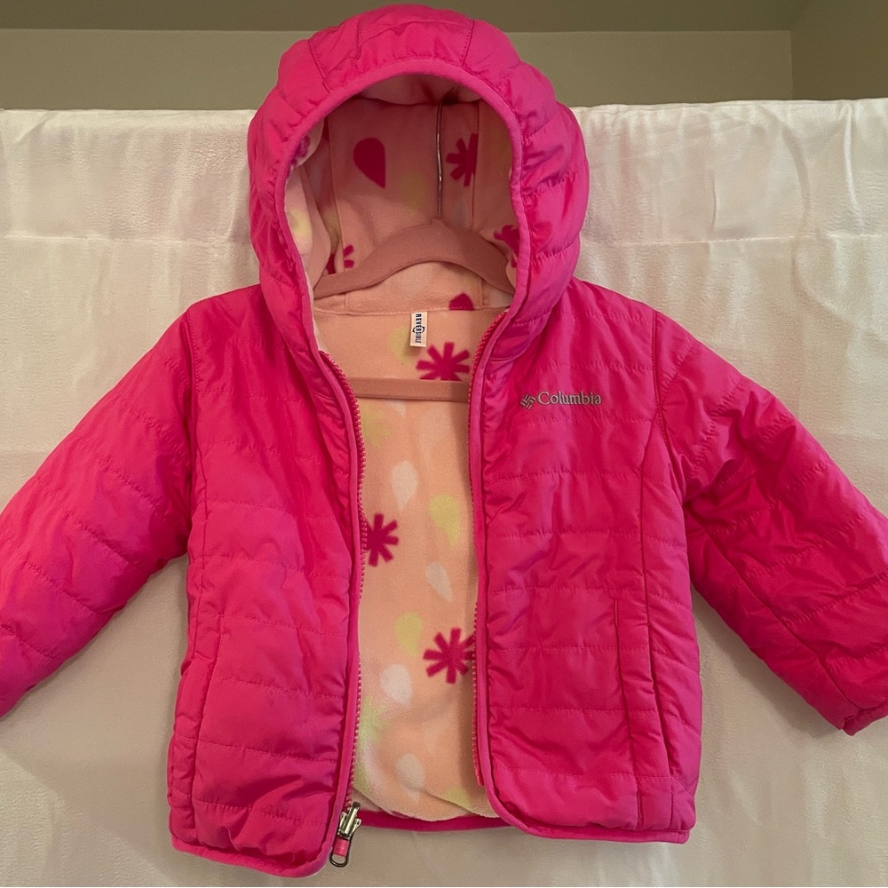 Columbia Fuchsia Hooded Jacket for Kids